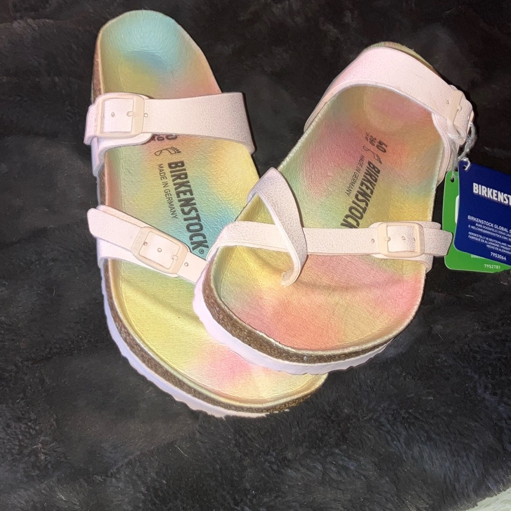 Birkenstock Light Pink Cross-Strap Sandals